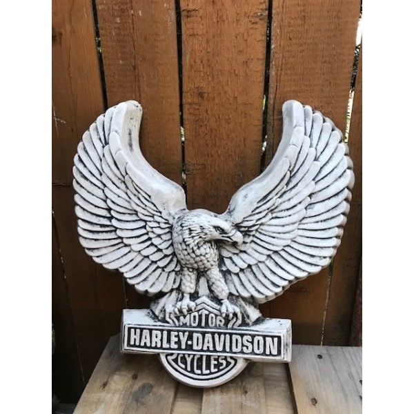 Harley Davidson - plastika orlice na stenu