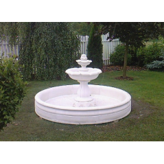 Záhradná fontána lekno s fontánou
